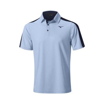 Camisa Polo Mizuno Comp Trim Hombre Morados Claro - Chile M429BGWCKM